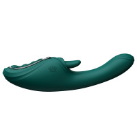 Вібратор-кролик Zalo Ares Turquoise Green