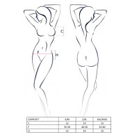 Комплект білизни під латекс CAPRI SET black L/XL - Passion