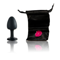 Анальна пробка Dorcel Geisha Plug Ruby XL з кулькою всередині, створює вібрації, 4,5 см