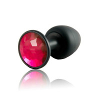 Анальна пробка Dorcel Geisha Plug Ruby XL з кулькою всередині, створює вібрації, 4,5 см