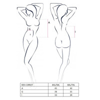 Корсет BES CORSET black 6XL/7XL - Passion
