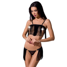 Комплект білизни KASSANDRA SET OpenBra black L/XL - Passion Exclusive