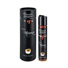 Массажное масло Plaisirs Secrets Creme Brulee (59 мл) с афродизиаками съедобная, подарочная упаковка