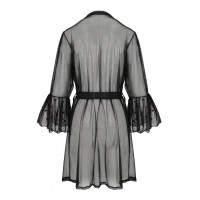 Халатик LOVELIA PEIGNOIR black L/XL - Passion