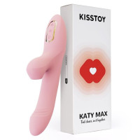 Вібратор-кролик KisToy Katy Max з обертанням стовбура