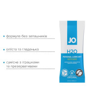Набір лубрикантів Foil Display Box – JO H2O Lubricant – Original – 12 × 10ml