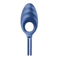 Ерекційне віброкільце-ласо Satisfyer Swordsman Blue, міцна фіксація, 10 режимів, потужний мотор