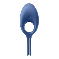 Ерекційне віброкільце-ласо Satisfyer Swordsman Blue, міцна фіксація, 10 режимів, потужний мотор