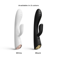 Вібратор-кролик Dorcel FLEXI RABBIT BLACK з підігрівом