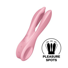 Вібратор Satisfyer Threesome 1 Pink