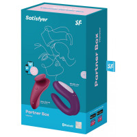 Набір Satisfyer Partner Box 1 (вібратор для пар Double Joy + вібратор у трусики Sexy Secret) (м'ята упаковка!!!)