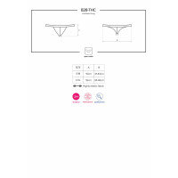 Obsessive 828-THC-1 crotchless thong S/M