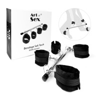 Колодка-розпірка для рук та ніг Art of Sex -Bondage  Soft Touch BDSM Spreader, колір чорний