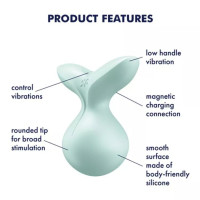 Вібратор Satisfyer Viva la Vulva 3 Mint