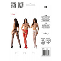 Еротичні колготки-бодістокінг Passion S027 white
