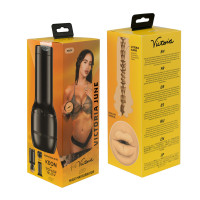Мастурбатор Kiiroo Feel Victoria June Mouth Stroker PBC совместимый з PowerBlow та Keon