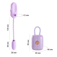 Вакуумний кліторальний стимулятор Otouch Louis Vibrate Purple з вібрацією