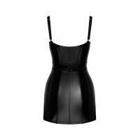 Сукня Noir Handmade F320 Starlet wetlook minidress with ring belt - L