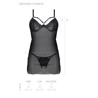 Пеньюар Passion DROSERA BODY black XXL/XXXL - ECO Passion