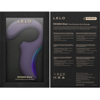Кліторально-вагінальний звуковий стимулятор LELO Enigma WAVE Cyber Purple