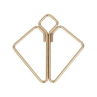 Затискачі для сосків з важкою підвіскою LOCKINK Nipple Clamps with Heavy Pendant - Golden