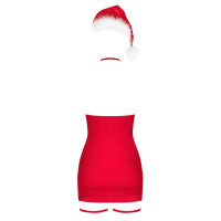 Сорочка Obsessive Kissmas chemise red L/XL