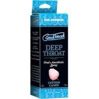 Розпродаж!!! Спрей для мінету Doc Johnson GoodHead DeepThroat - Cotton Candy 59 мл (термін 01.2026)