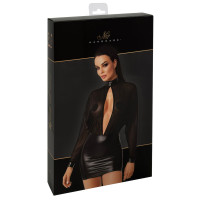 Сукня Noir Handmade F348 Powerwetlook and tulle dress - 4XL