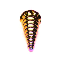 Фентезійний фалоімітатор Creature Cocks Twilight Rainbow Glass Dildo
