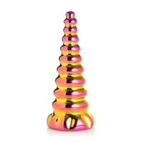 Фентезійний фалоімітатор Creature Cocks Twilight Rainbow Glass Dildo
