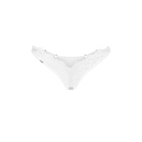 Трусики Obsessive Arrowel White crotchless thong L/XL
