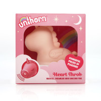 Вібратор-єдиноріжка Unihorn - Heart Throb, з пульсацією