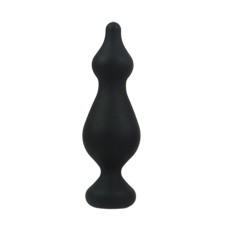 Анальна пробка Adrien Lastic Amuse Big Black (L) з двома переходами, 4,4 см Чорний