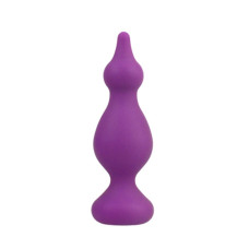 Анальна пробка Adrien Lastic Amuse Medium Purple (M) з двома переходами, 3,6 см Бузковий