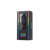 Анальна пробка Adrien Lastic Amuse Mini Black (S) з двома переходами, 3 см Чорний