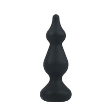 Анальна пробка Adrien Lastic Amuse Mini Black (S) з двома переходами, 3 см Чорний