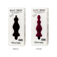 Анальна пробка з вібрацією Adrien Lastic Bullet Amuse Black, макс. діаметр 3,9 см