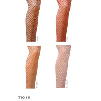 Колготки в сеточку без выделенных трусиков Passion TI019 3/4 (fishnet) типа Кабаретка