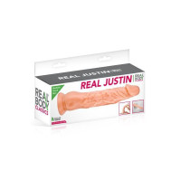 Фалоімітатор Real Body — Real Justin Flesh, TPE, діаметр 4,2 см