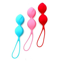 Вагінальні кульки Satisfyer V Balls (3 пари), діаметр 3,4см, маса 79-114-150г, монолітні