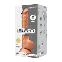 Фалоімітатор SilexD Kevin Flesh (MODEL 3 size 9.5in), двошаровий, силікон + Silexpan, діаметр 4,5 см