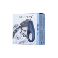 Ерекційне віброкільце Satisfyer Rocket Ring з подовженим стимулятором клітора, перезаряджуване
