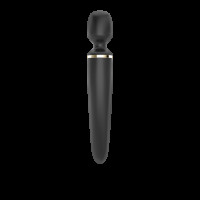 Вібромасажер Satisfyer Wand-er Woman (Black/Gold), водонепроникний