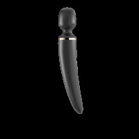 Вібромасажер Satisfyer Wand-er Woman (Black/Gold), водонепроникний