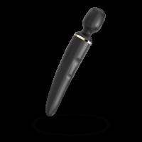 Вібромасажер Satisfyer Wand-er Woman (Black/Gold), водонепроникний