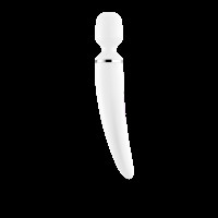Вібромасажер Satisfyer Wand-er Woman (White/Chrome), водонепроникний