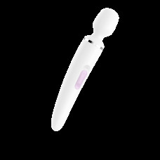 Вібромасажер Satisfyer Wand-er Woman (White/Chrome), водонепроникний
