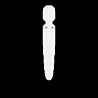 Вібромасажер Satisfyer Wand-er Woman (White/Chrome), водонепроникний
