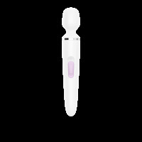 Вібромасажер Satisfyer Wand-er Woman (White/Chrome), водонепроникний