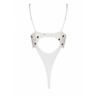 Еротичний боді з малюнком LOVELIA BODY white S/M - Passion